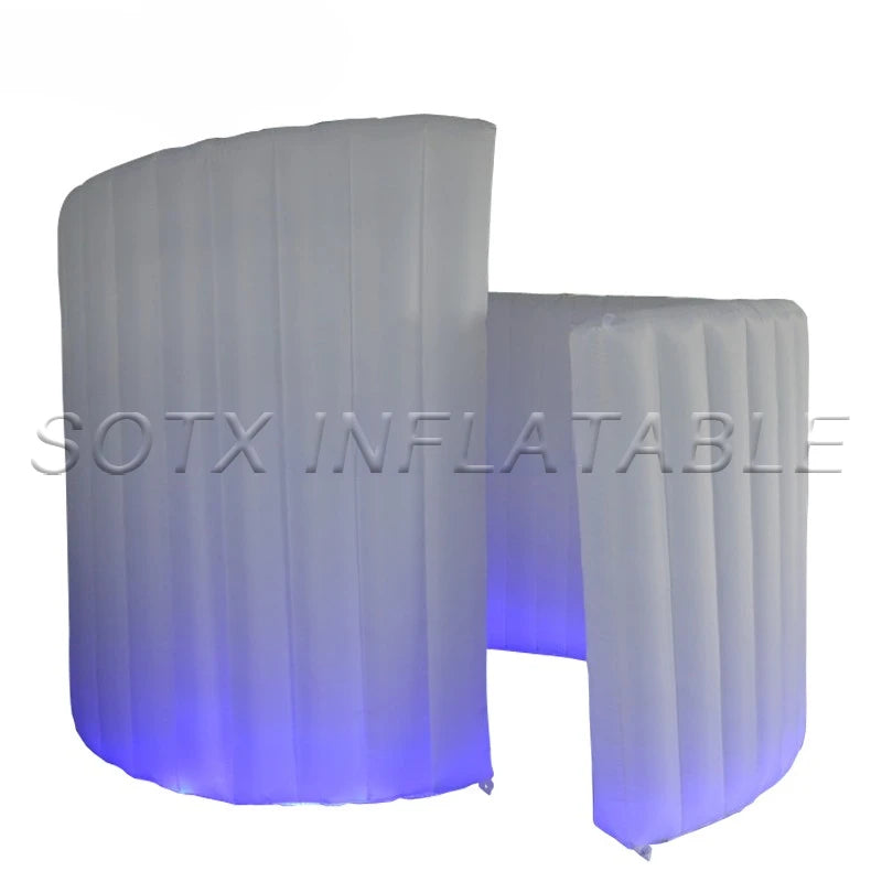 Event Promotions Advertising Inflatable Photo Booth Spiral Wall Decoration Inflatable Photo Booth Backdrop for Weddings