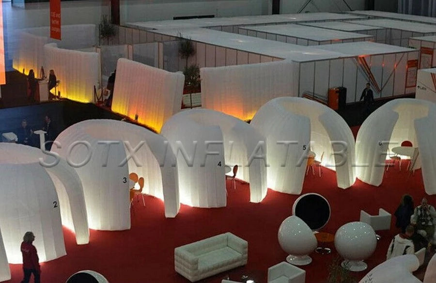 exhibition equipment for exhibition show events decoration hot sale good quality inflatable tent rooms, inflatable