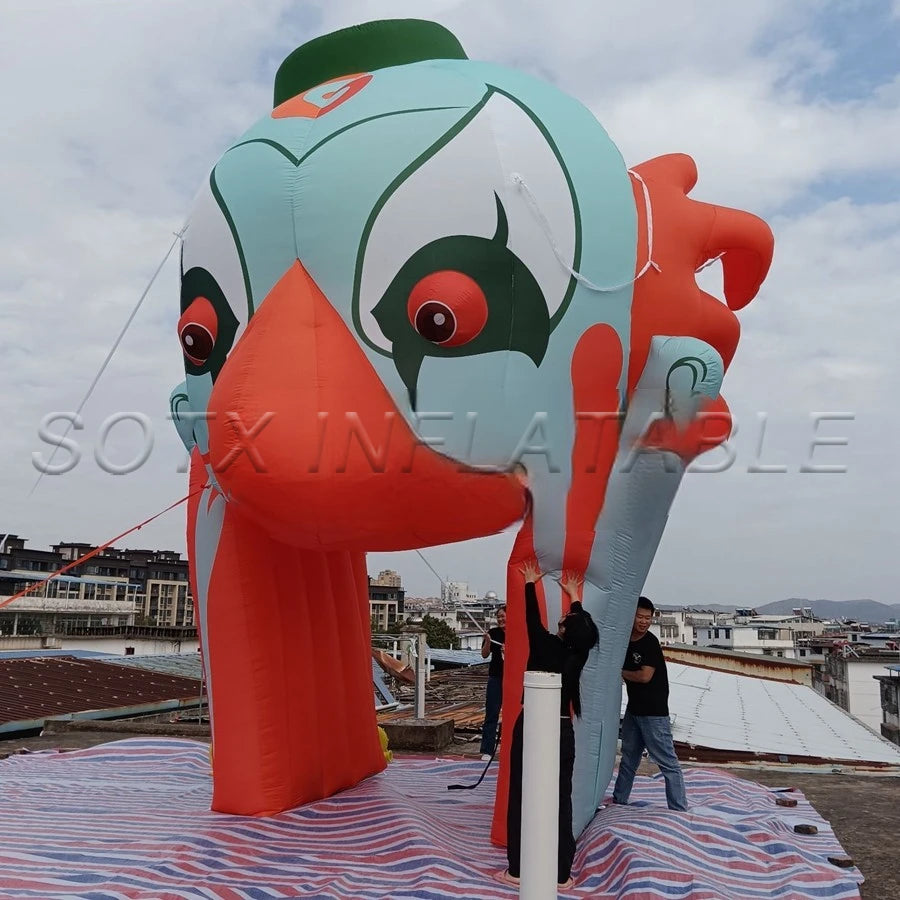 Supplies Made In China New Arrival Giant Horror Mask Face Archway Halloween Inflatable Courtyard Party Arch Holiday Decoration