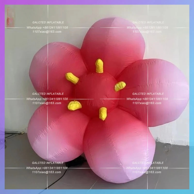 inflatable decoration cherry bloom,Spring outdoor peach flower, lotus air blow flower