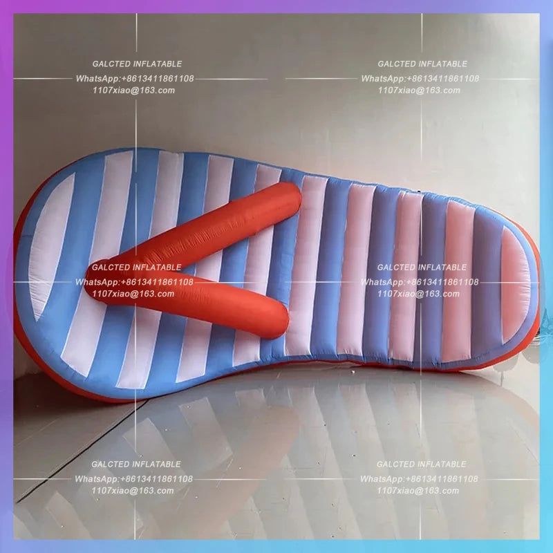 flip-flops Sandals Air Model Inflatable cartoon slippers  Summer Beach festival surf outdoor bazaar atmosphere