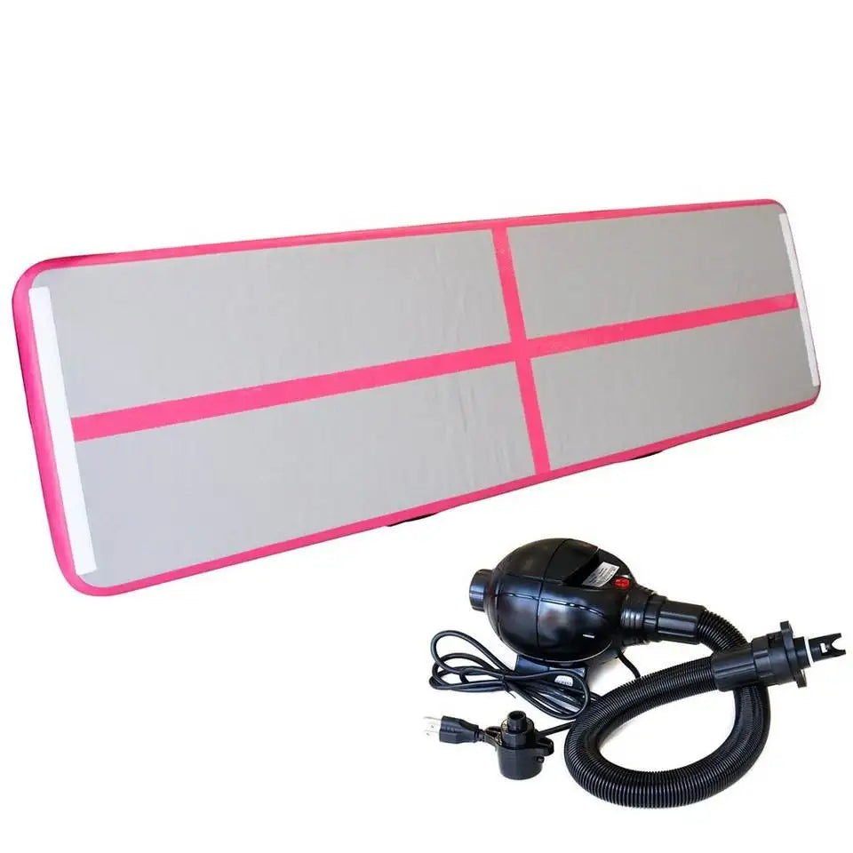 For Outdoor Sports 4x2m Multi-Function PVC Inflatable Gymnastics Tumbling Mat Outdoor Yoga Floor Air Tracks Water Gym Mat