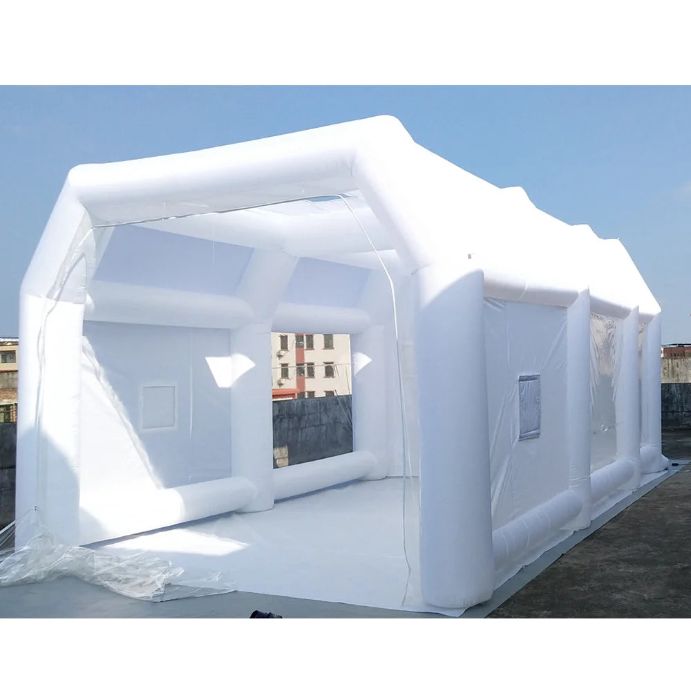 paint booth for car Free Shipping personalized 6/7/8 meters giant inflatable spray booth tent / portable inflatable spray