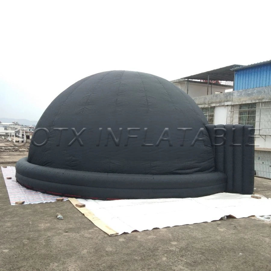 Shcool Dducation 5m Diameter Black Inflatable Projection Tent Planetarium Tent For