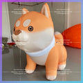 Akita dog zoo market camping Inflatable cartoon firewood dog pet air model animal dog activities decorative props