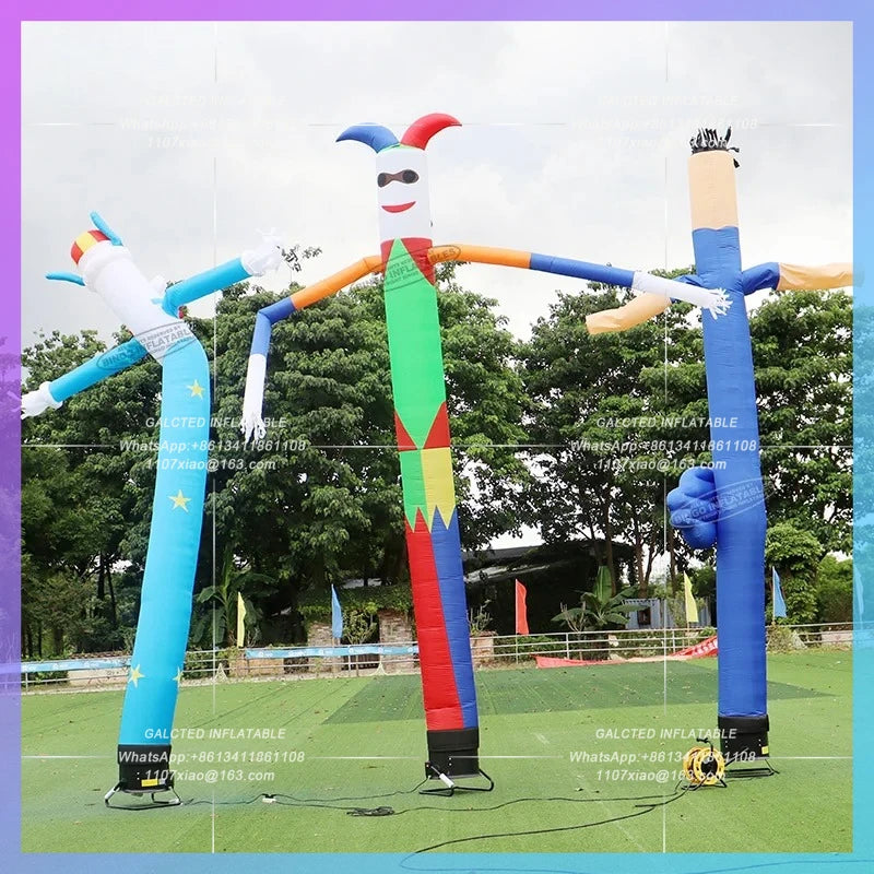 Inflatable Sky Dancer Advertising Inflatable Toys 6m/ 20ft High  Air Tube Man Blow Up Dancer for Outdoor Event-Toys