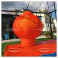 Inflatable Oriental Lantern With Blower Giant Outdoor Event Display And Grand Opening Advertising Decor