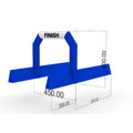 Inflatable Arch Blue Free Standing Inflatable Start Finish Line Arch With Blower Outdoor Archway For Sports Racing Advertising