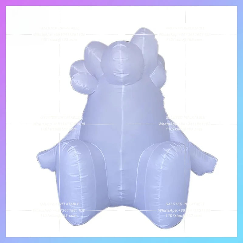 DIY white model children parent-child Inflatable vegetable models can be signed to doodle coloring interactive luminescent props