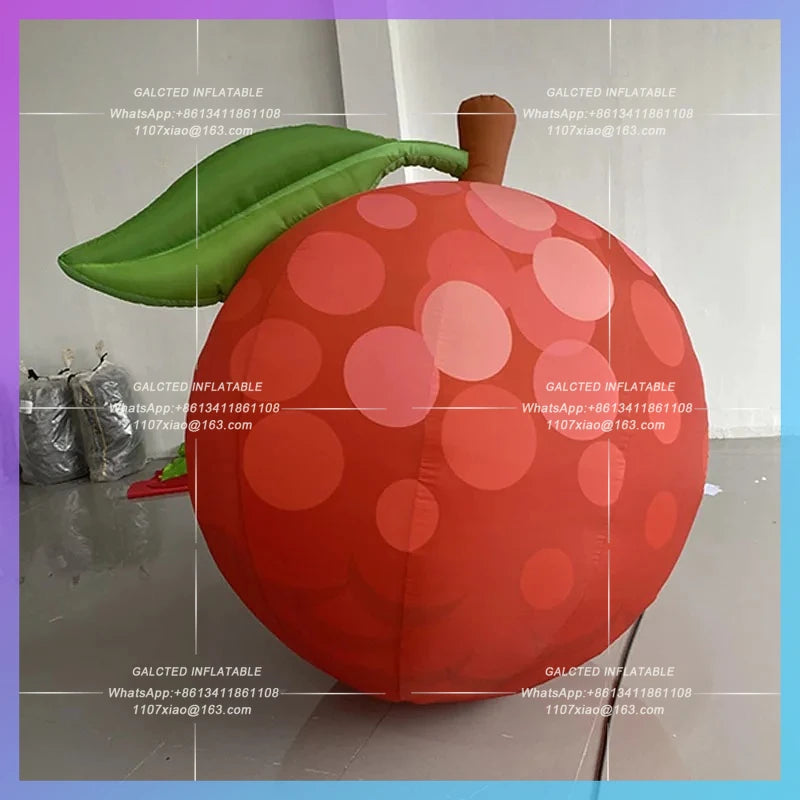 Myrica rubra lychee air model Inflatable simulation fruit farm outdoor activity bazaar bar interactive lighting arrangement