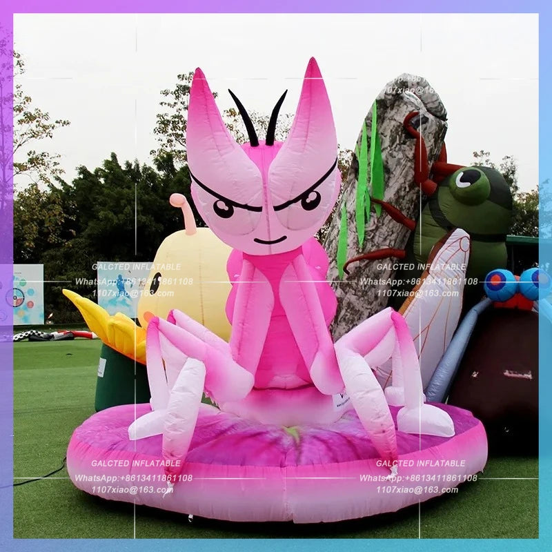 Inflatable Mantis Decorations Personalize 3x3 Meters  Inflated Cartoon Toys Inflatable Toys for Party/Event Decoration