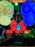 Customizable Inflatable Clown Skull - Halloween Decoration for Bars, Clubs, and Themed Parties