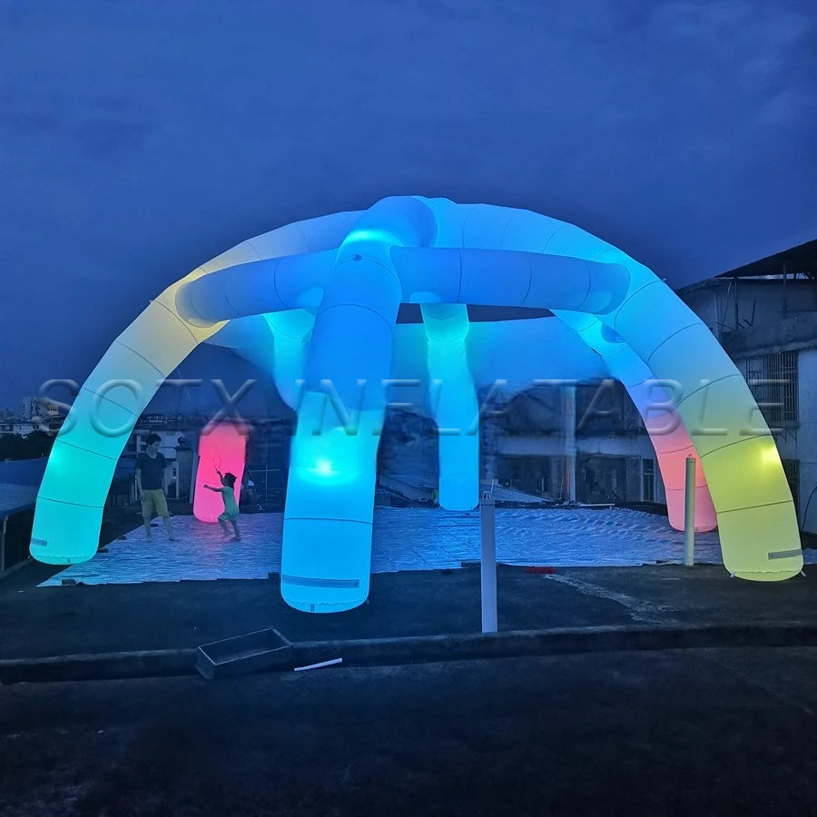 Wedding Decorations 10 m Diameter Dome Inflatable Led Tent For Party,Event and