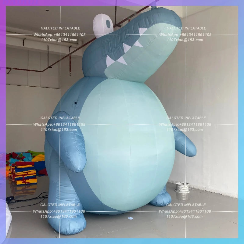 inflate crocodile dinosaur theme Inflatable cartoon fat animals  gas model store scene play decoration atmosphere props