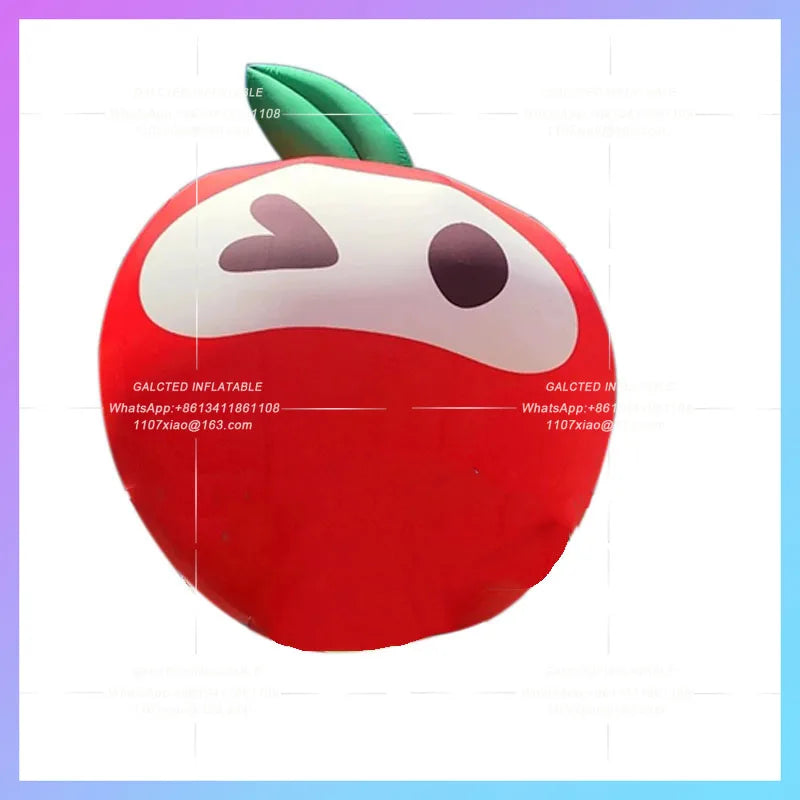 fruit and vegetable crops enterprise Q inflatable apple and carrot air model IP mascot custom lighting advertising props