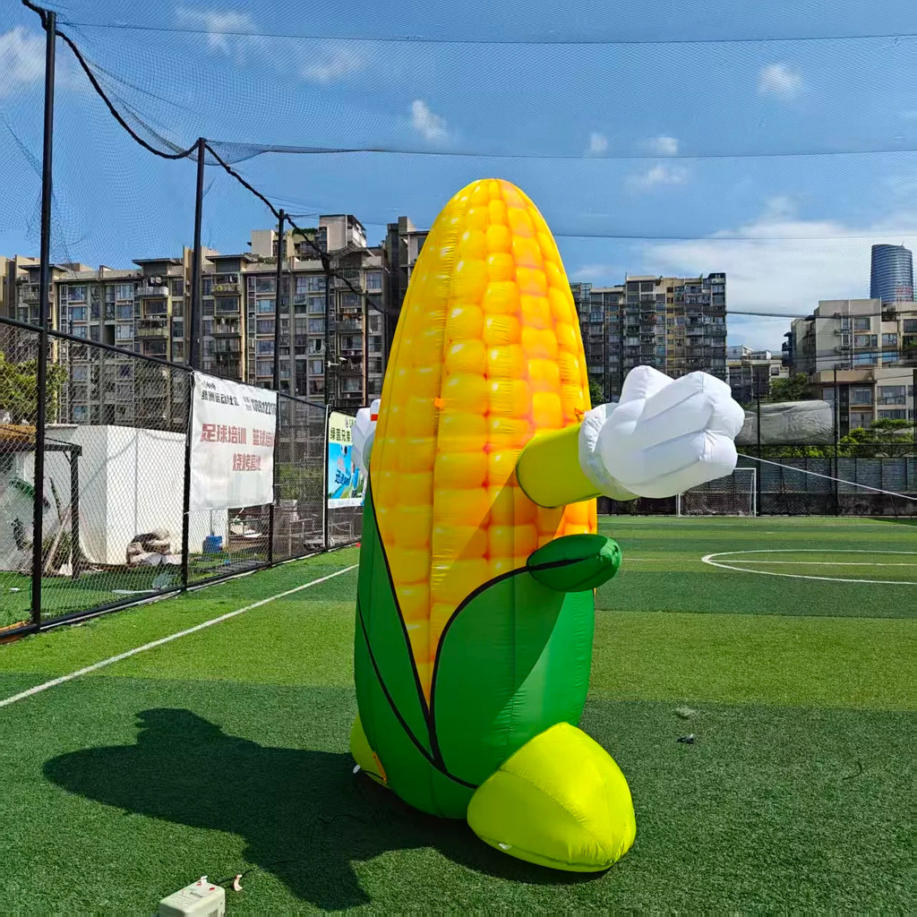 inflatable corn cartoon corn man 3m giant  hug doll green vegetable farm crops corns