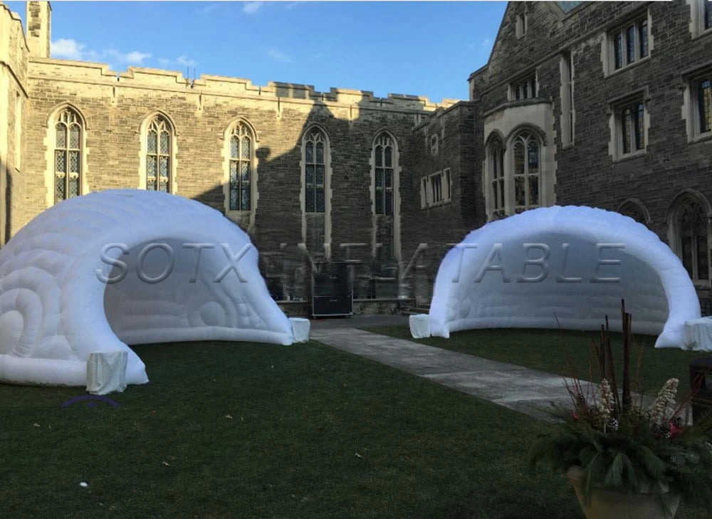 show,Exhibition White portable outdoor dome inflatable bar tent/Inflatable Luna tent for Trade