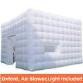 Wedding Show Exhibition 5m Inflatable Air Tent Photo Booth Backdrop Square Inflatable Air Cube Tent for Events Club Party