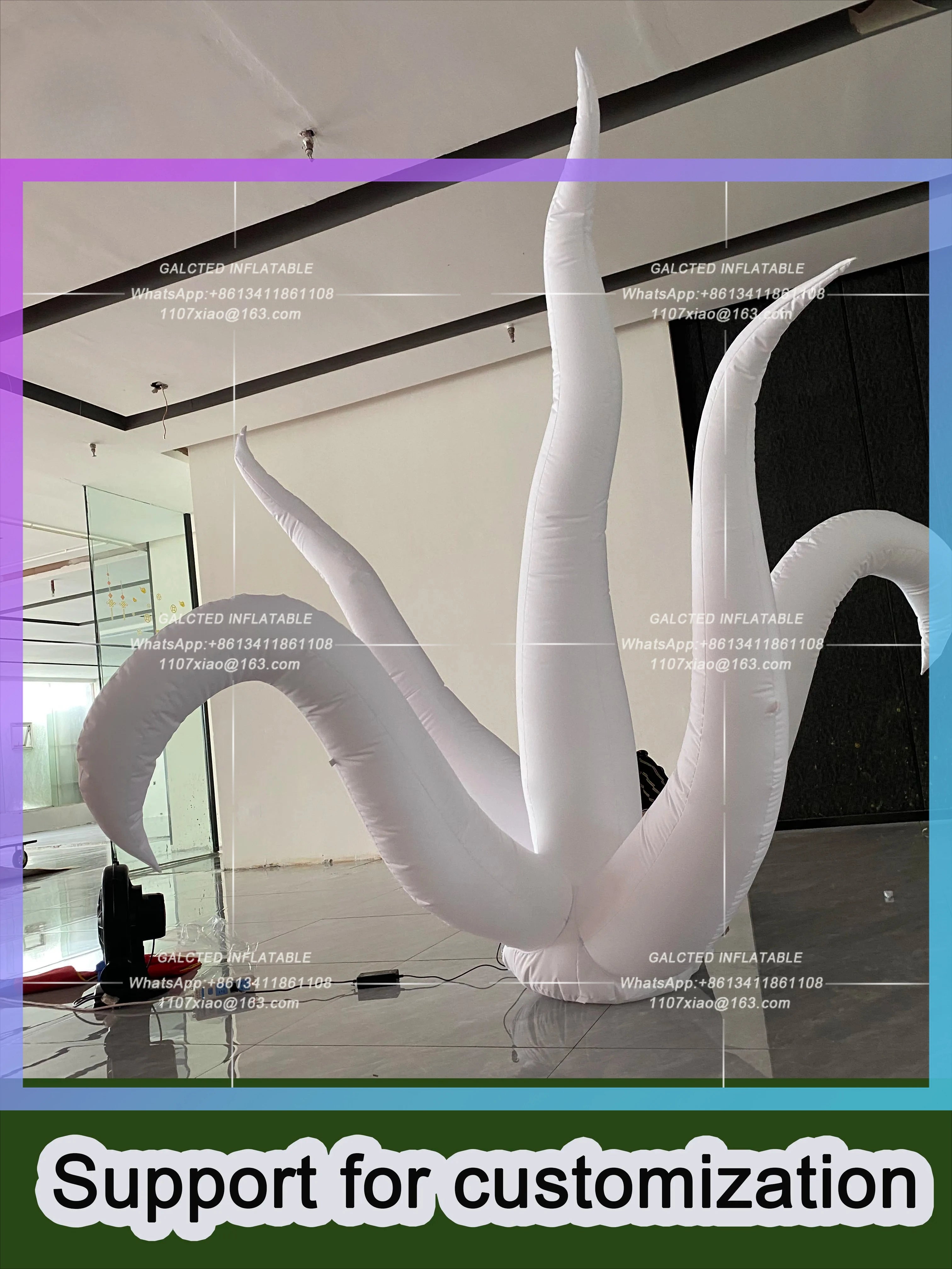 seaweed coral lamp bar Inflatable cartoon sea plant music festival cool party decorations