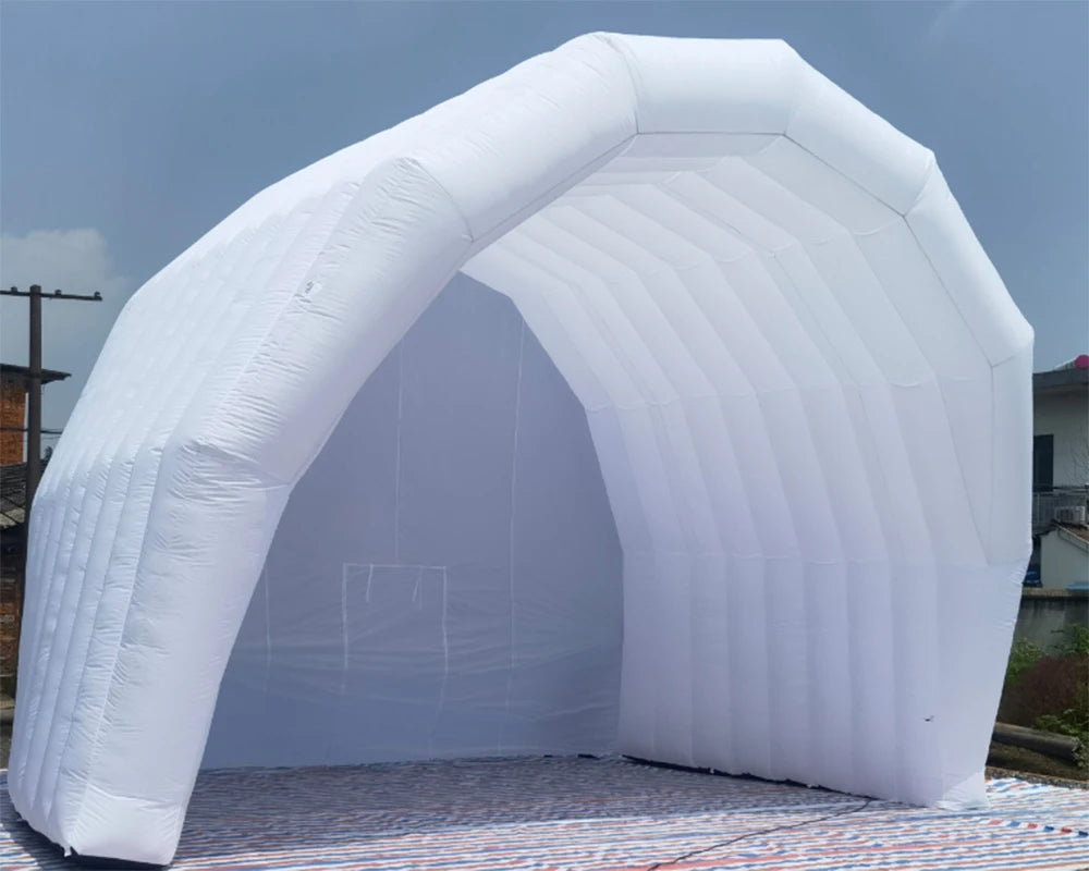 tents with blower high quality black and white inflatable stage cover tent Inflatable advertising tent outdoor blow up events