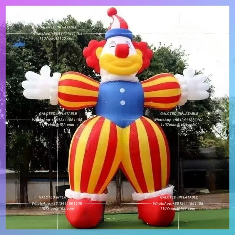 Inflatable Clown Huge Cartoon Outdoor Parade Performance Customize Clown for Amusement Event Festival Advertising