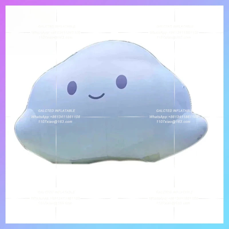 IP custom logo show camping market bar Inflatable Cartoon Cloud Model stage lighting props