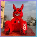 decoration giant balloon rabbits Easter inflatable red rabbits festival advertising
