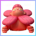 flower bears with air blower Pink inflatable cherry bloom bear cartoon balloon