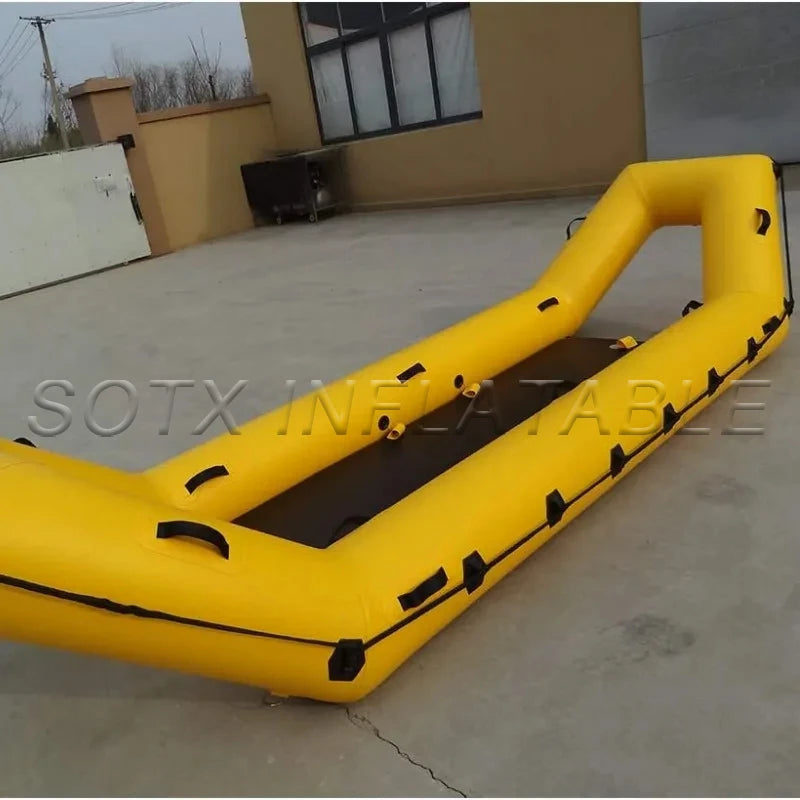 Sled Jet Ski Board 1.2mm PVC Inflatable Rapid Deployment Raft Water Rescue Boat Inflatable Rescue