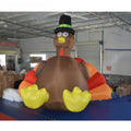 with Air Blower 4m Giant Inflatable Turkey Chicken Model Outdoor Cartoon Animal Inflatable Turkey Thanksgiving Decoration