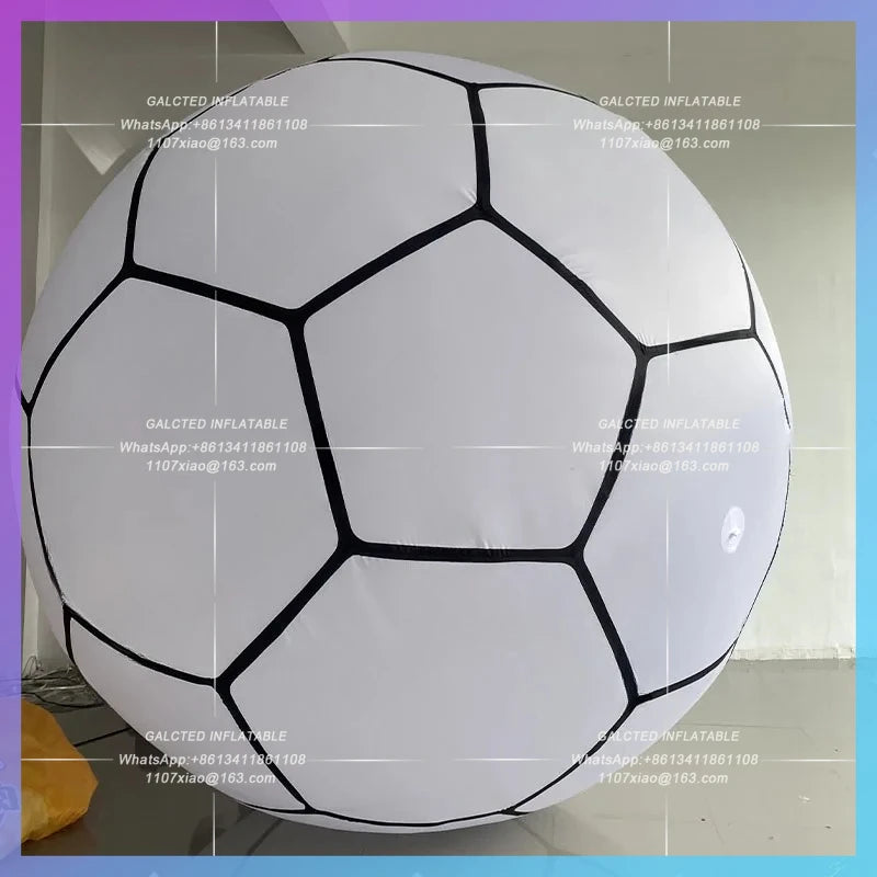 ip-themed events can be customized Inflatable cartoon football basketball balloon games logo bazaar lighting ads