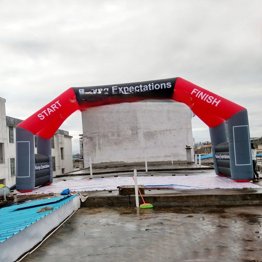 Event Sports Gate 9.5mx5m Custom Inflatable Arch Entrance Inflatable Archway Inflatable Start Finish Line Racing Arch for