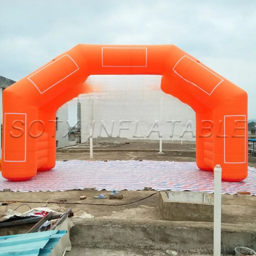 for Advertising 4 Legs Inflatable Arch Gate Start Finish Line Archway With Sticker Box