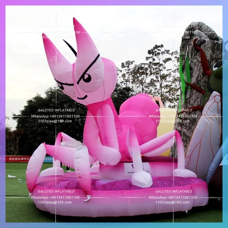 Inflatable Mantis Decorations Personalize 3x3 Meters  Inflated Cartoon Toys Inflatable Toys for Party/Event Decoration