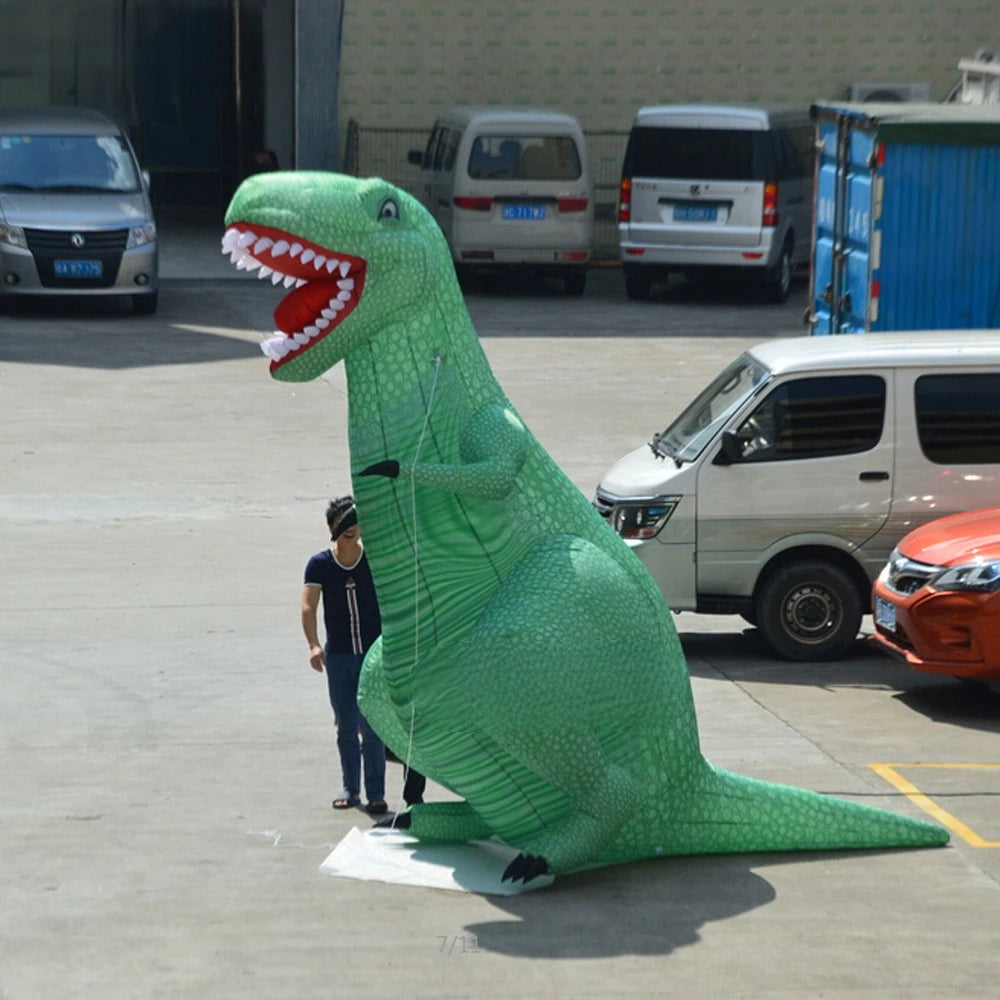 Promotion Events 3.5m/5mH Inflatable Dinosaur Decoration Giant Inflatable Cartoon Dinosaur Model for Show Advertising