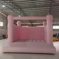 For Birthday Party Light Pink Bounce House Commercial PVC Inflatable White Wedding Bouncy Castle /Jumper/Bouncer With Air Blower