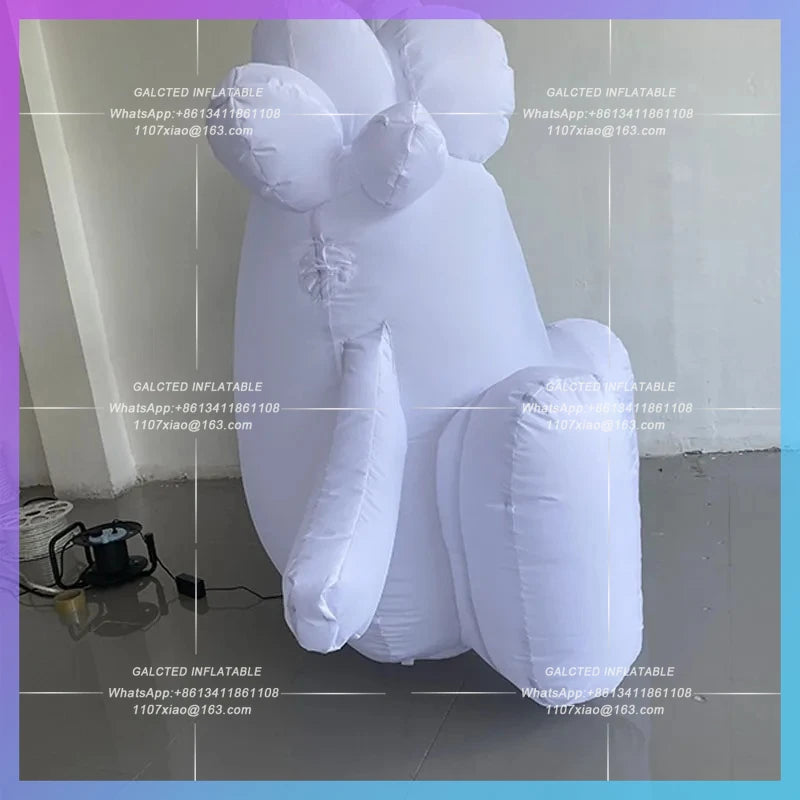 DIY white model children parent-child Inflatable vegetable models can be signed to doodle coloring interactive luminescent props