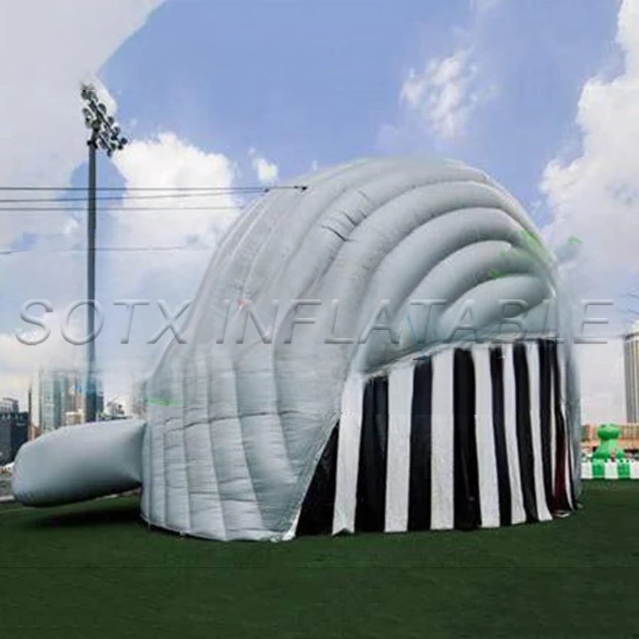 tent for sports events new design inflatable giant shark/whale dome tent/inflatable igloo dome