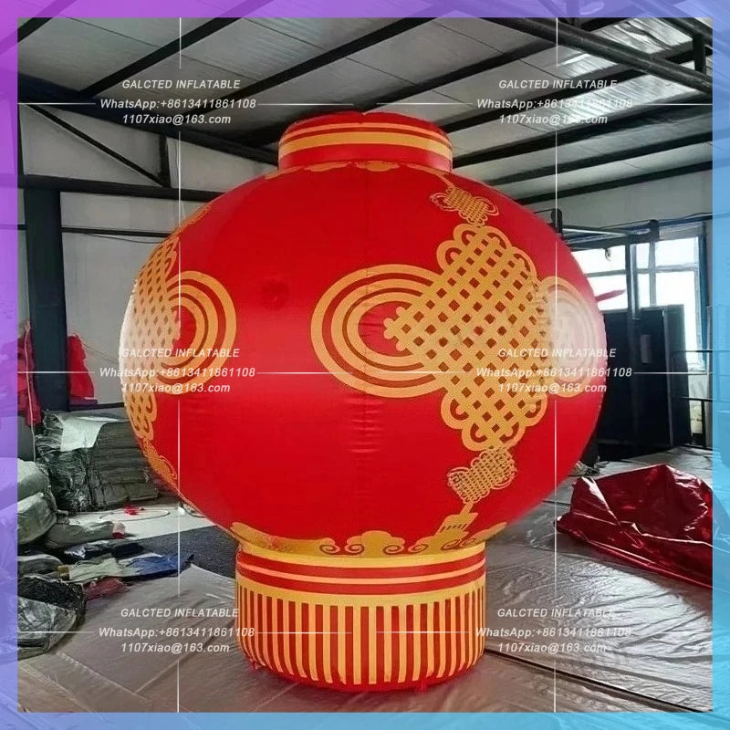 christmas Chinatown decoration Giant ourdoor inflatable red lantern chinese new year gift festive celebration
