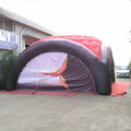 door curtains for sale Customized 7x7m printing Advertising inflatable dome,inflatable marquee with 4 beams and removable