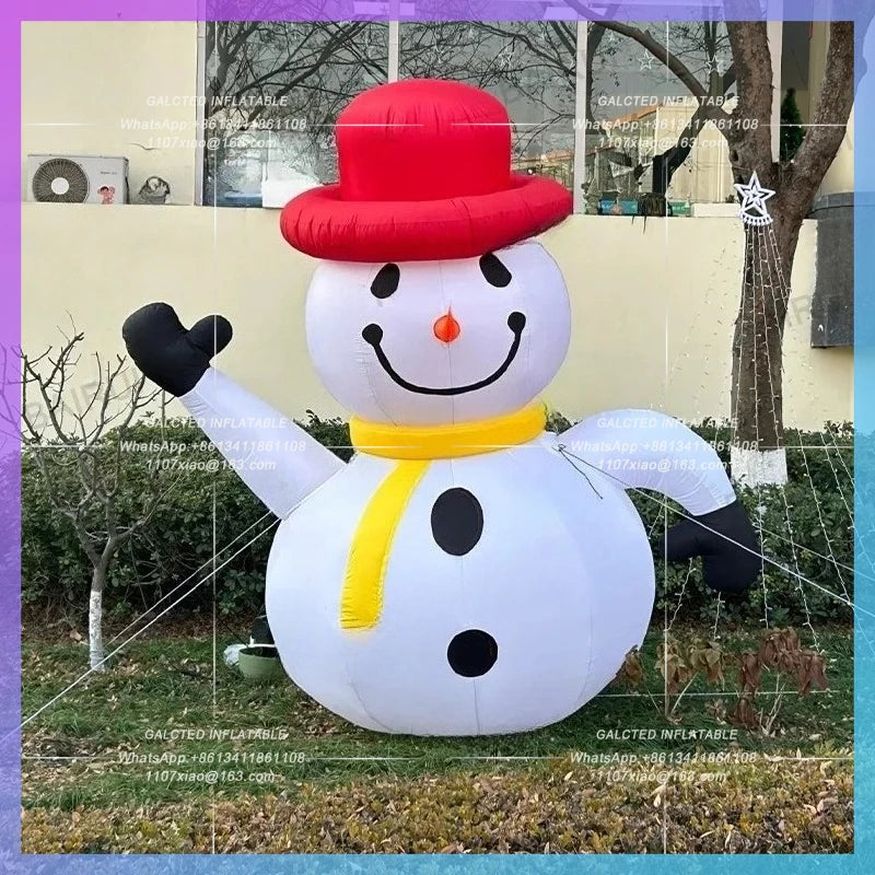 Christmas Snowman Cartoon Giant Inflatable for Christmas Decoration