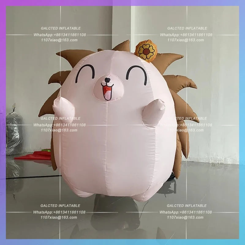 theme park Zoo Pet Festival Pet Inflatable cartoon cute hedgehog gas model Festival corporate mascot custom