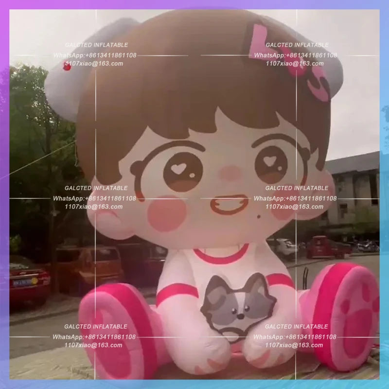 idol custom airfilm pink Inflatable cartoon cute idol idol should be used to customize the character image