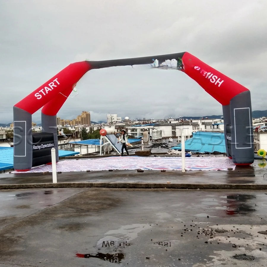 Event Sports Gate 9.5mx5m Custom Inflatable Arch Entrance Inflatable Archway Inflatable Start Finish Line Racing Arch for