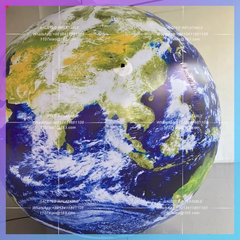 Roam Universe theme campaign Giant inflatable Earth Planet Model  advertising decoration can be customized
