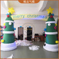 Inflatable Christmas Arch with Lights - Festive Decoration for Parties, Shopping Malls, and Storefronts
