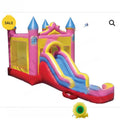Jumper For Parks Backy Durable Commercial Grade White Inflatable Bouncy Castle With Water Slides Combo Moon Bounce House Outdoor