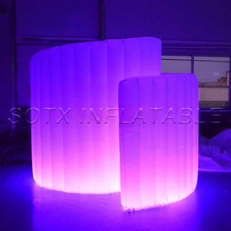 Event Promotions Advertising Inflatable Photo Booth Spiral Wall Decoration Inflatable Photo Booth Backdrop for Weddings
