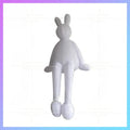 mid-autumn Festival drainage door Inflatable cartoon White Rabbit Model advertising can be customized logo props