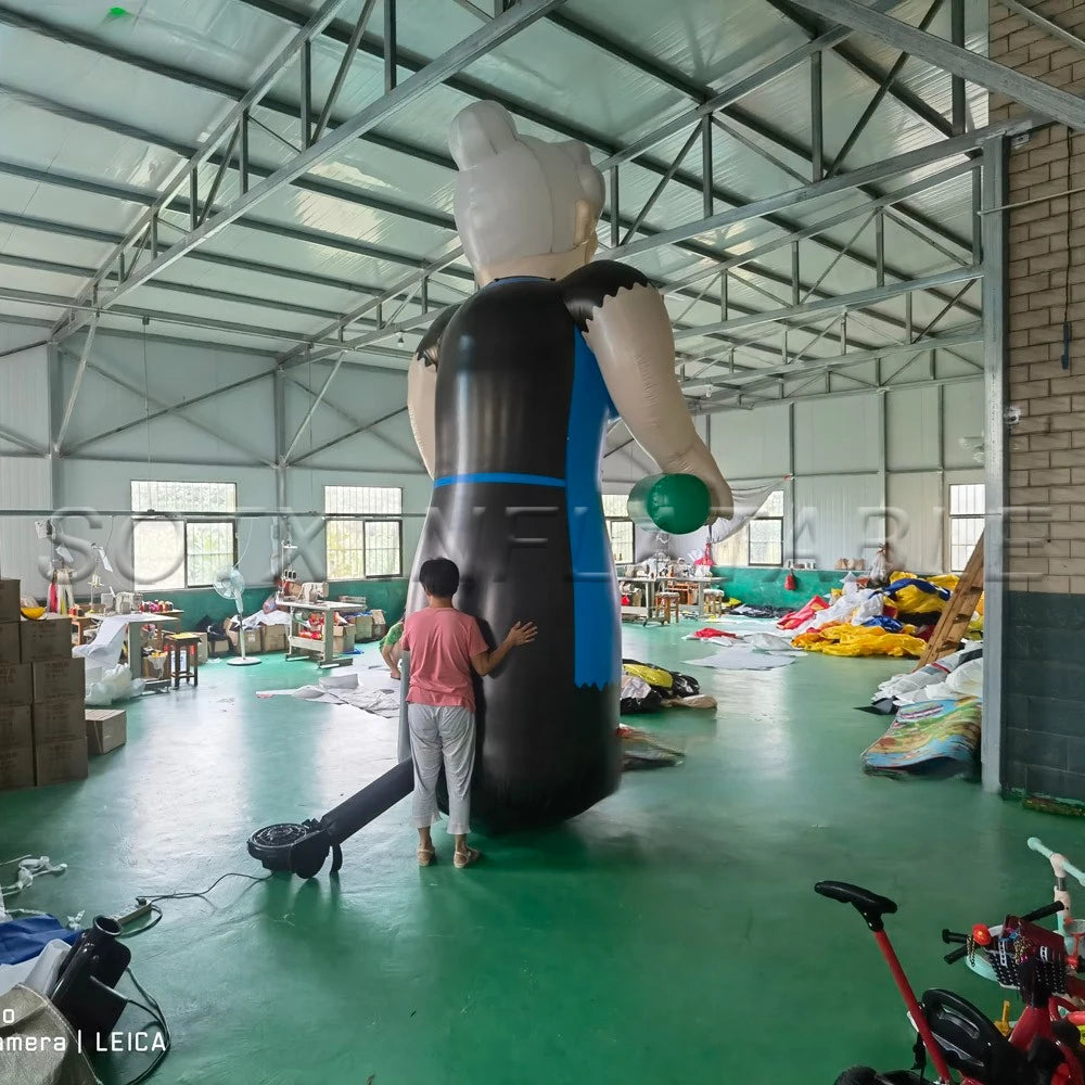 With Blower For Sa Advertising Inflatable Abraham And Sarah 4m Holland Doll Inflatable Netherlands Cartoon